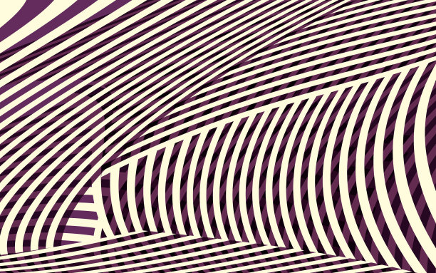 抽象曲线条纹图案图片下载