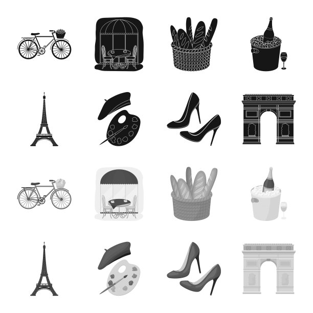 埃菲尔铁塔刷帽子法国国家设置图片下载