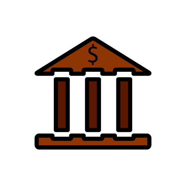 银行图标设计矢量模板图片下载