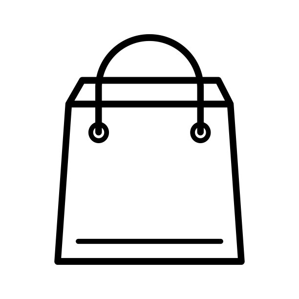 购物袋矢量图标模板图片下载