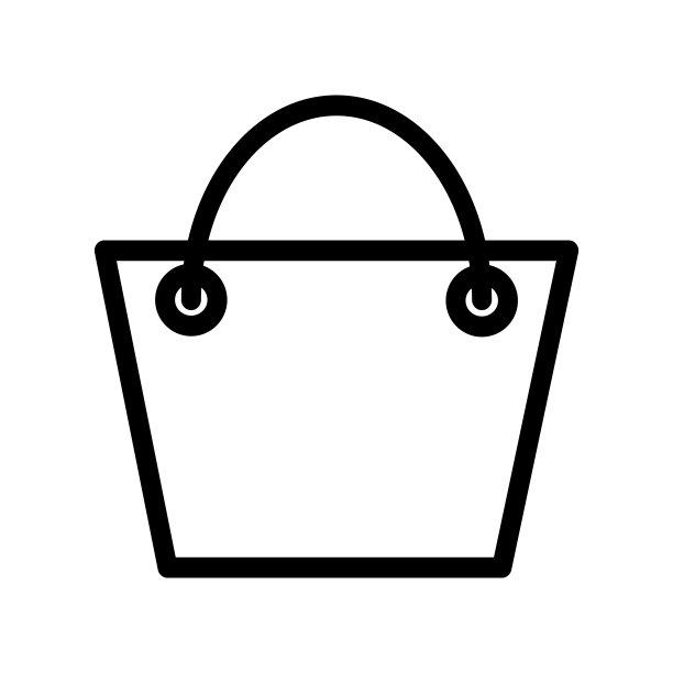 购物袋矢量图标模板图片下载