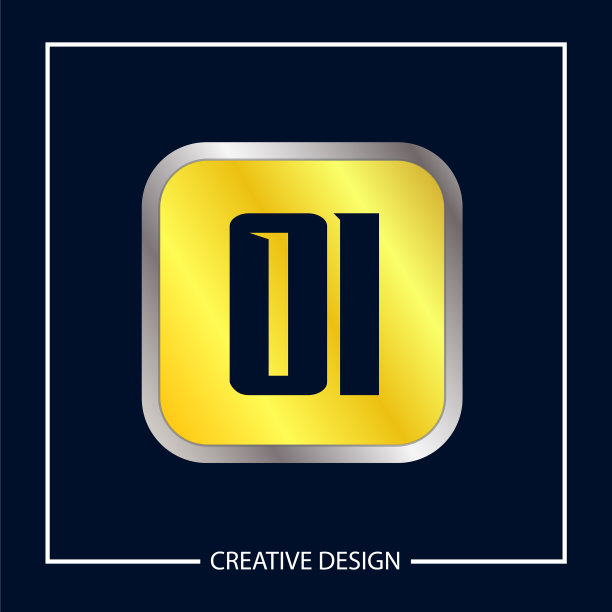 字母OI logo模板设计图片下载