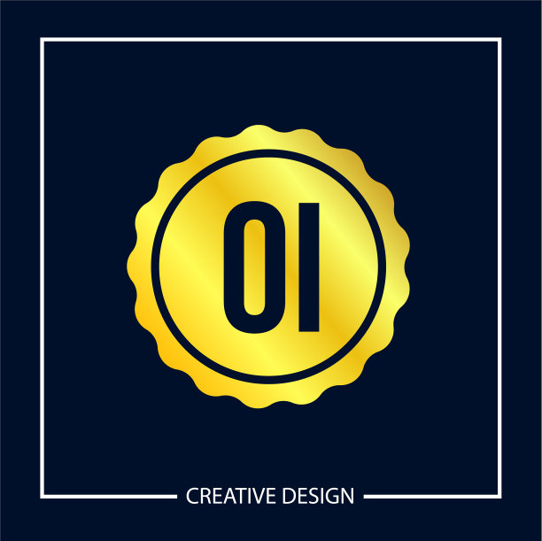 字母OI logo模板设计图片下载