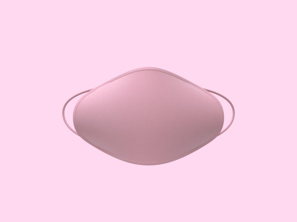 粉色面膜3d渲染图片下载