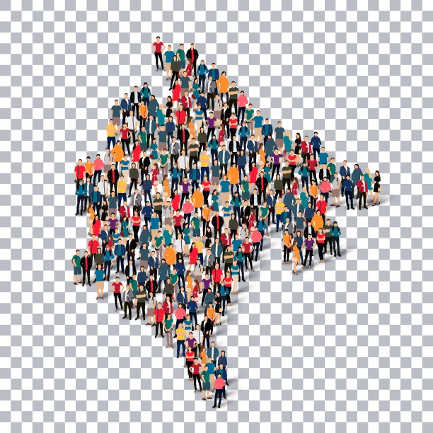 人地图国家黑山图片下载