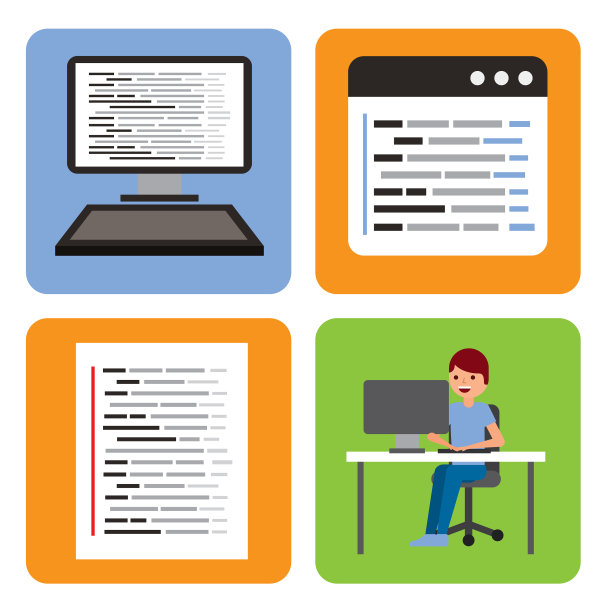 程序编码集图标网页设计图片下载