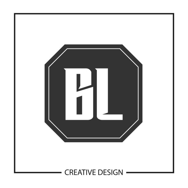 字母BL标志模板设计图片下载