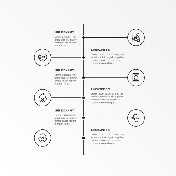 一组6可编辑的亲戚图标包括图片下载