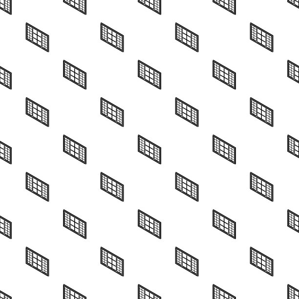 木窗框图案无缝图片下载