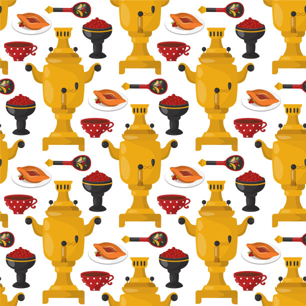 传统俄罗斯菜文化菜无缝衔接图片下载