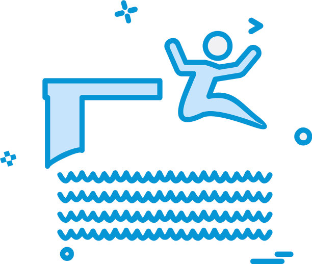 游泳图标设计图片下载
