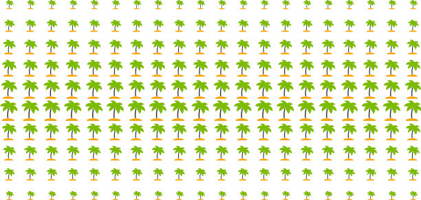 岛屿热带棕榈形状的半色调效果图片下载