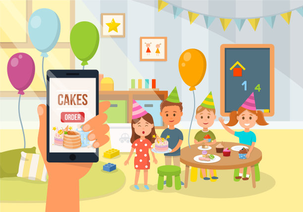 儿童生日聚会公寓图片下载