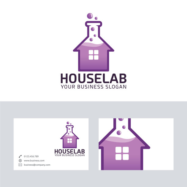 室内实验室标志设计图片下载