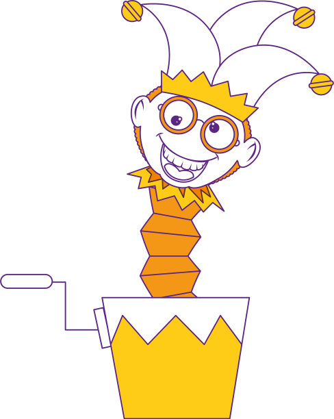 卡通丑角图标图片下载