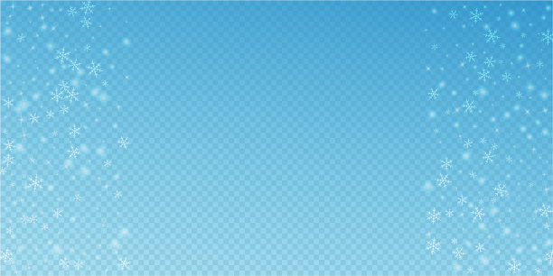 稀疏发光的雪花圣诞背景微妙的f图片下载