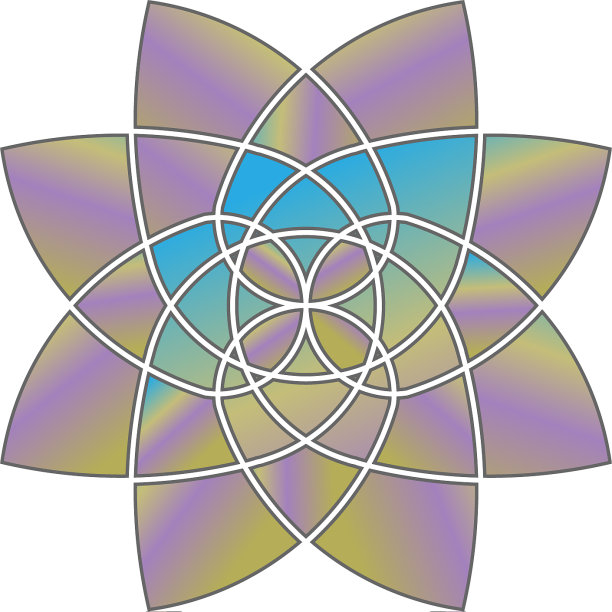 花彩色图标标志图片下载