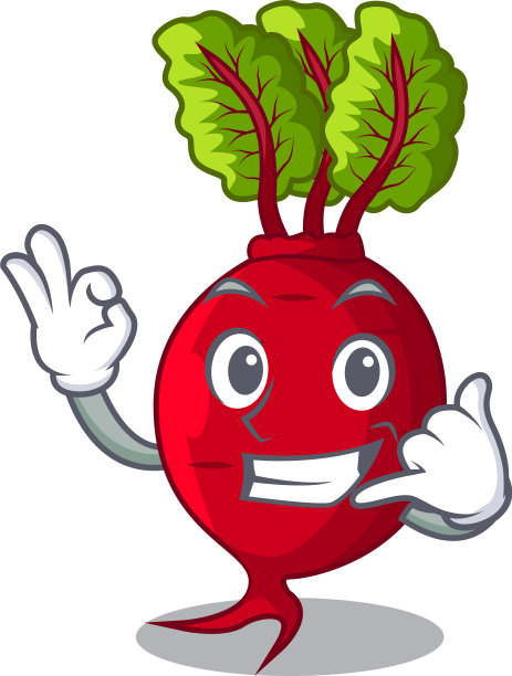 叫我绿叶子的甜菜根卡通图片下载