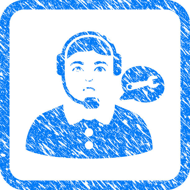 服务中心女士相框邮票图片下载