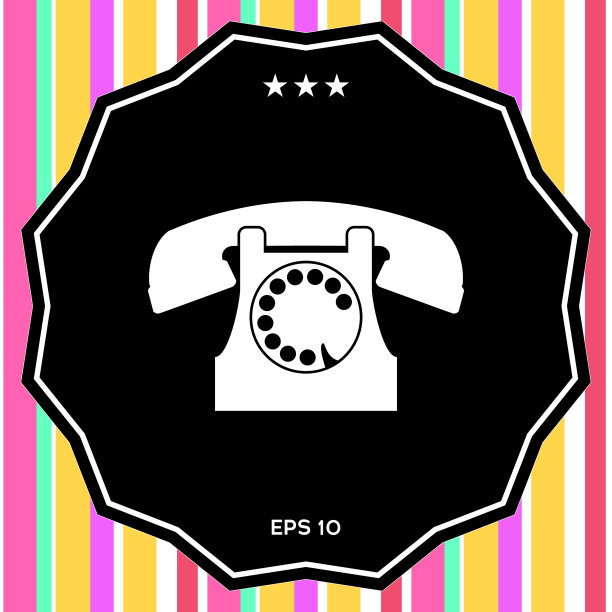 复古电话符号图片下载