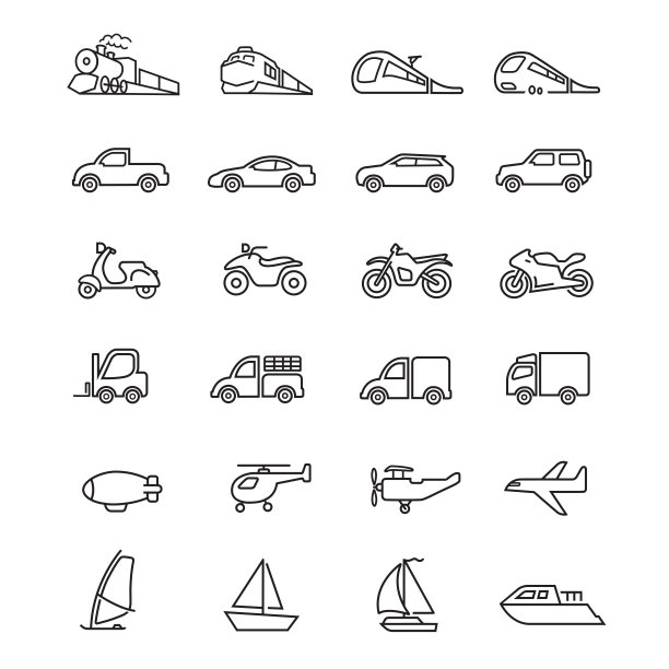 交通图标图片下载