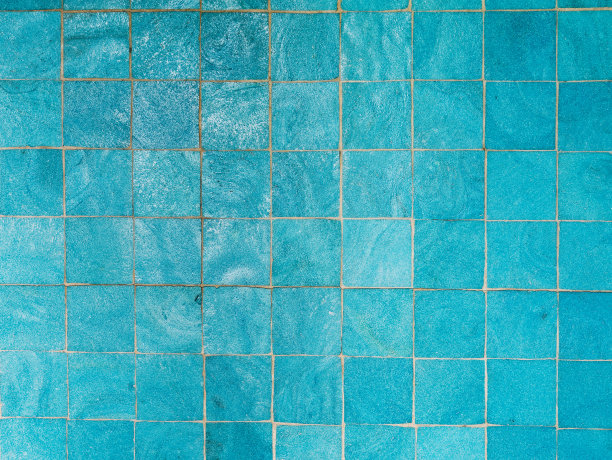 蓝色复古马赛克瓷砖背景图片下载