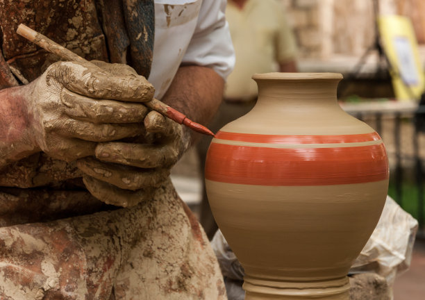 波特画花瓶素材图片