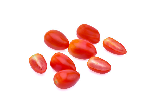 番茄孤立在白色背景图片下载