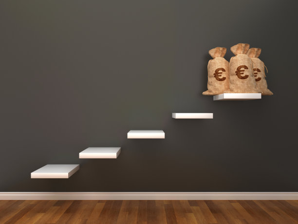 步骤与欧元钱袋- 3D渲染图片下载