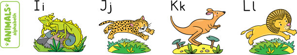动物字母表或ABC图片下载