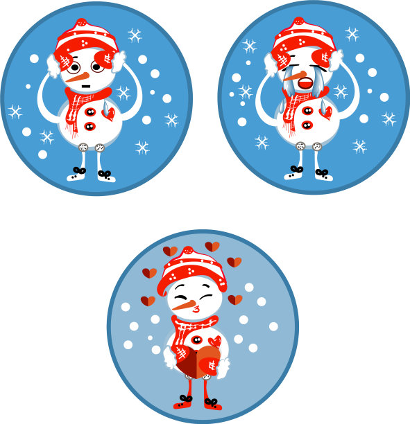 复古圣诞海报设计与图片下载