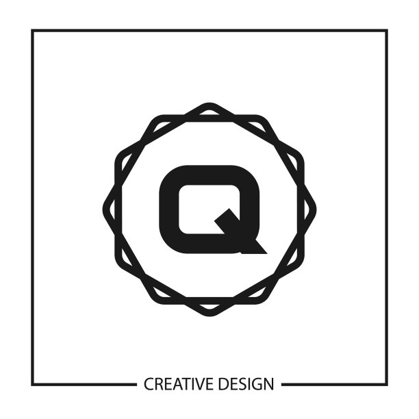 字母Q Logo模板设计图片下载