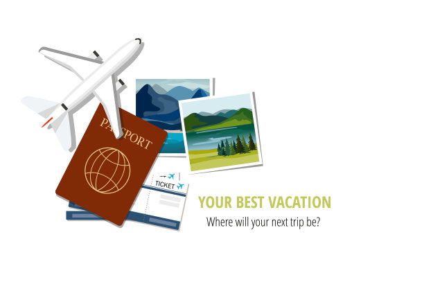 飞机模特照片、护照和机票图片下载