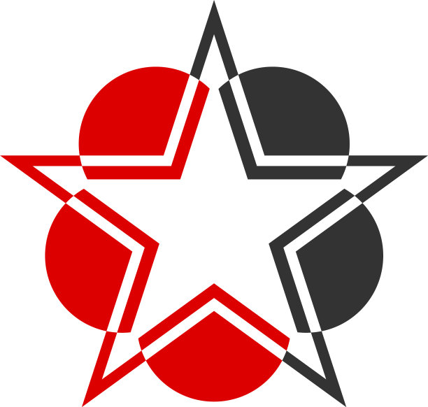 星星颜色logo抽象星星颜色图标图片下载