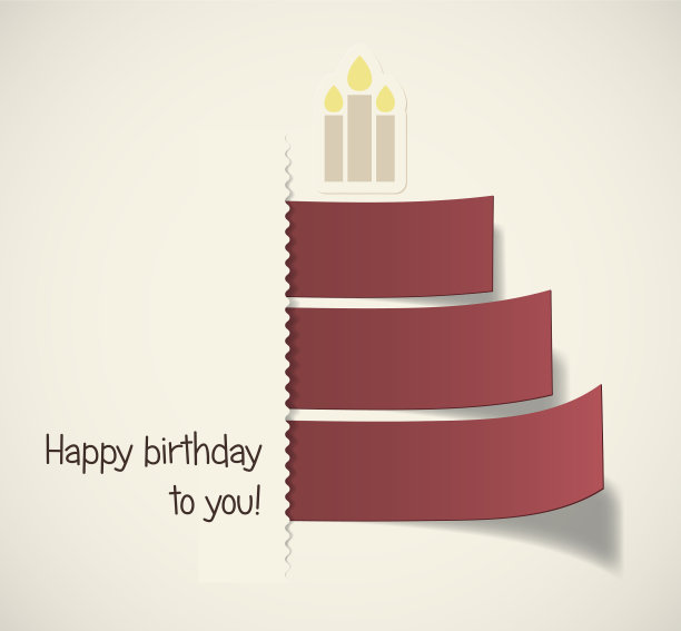 时尚的生日贺卡图片下载