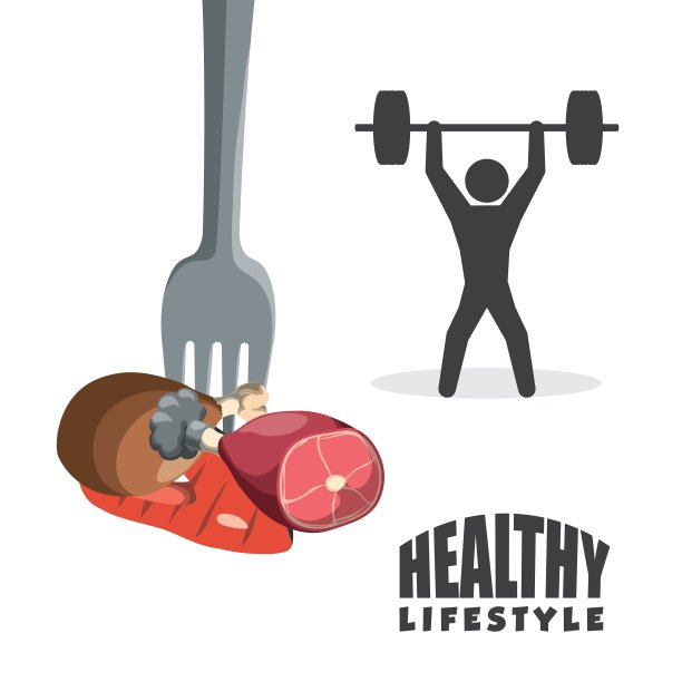 举重健康生活方式设计图片下载
