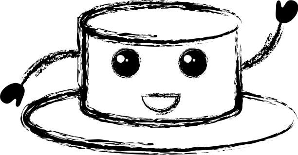 雪人帽子卡哇伊性格图片下载