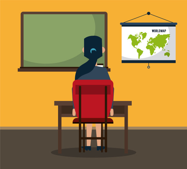 学生坐在教室里图片下载