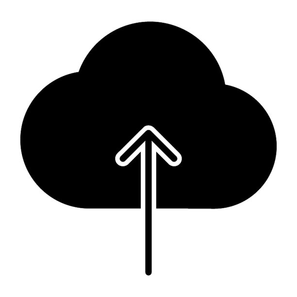 云上传线性图标图片下载