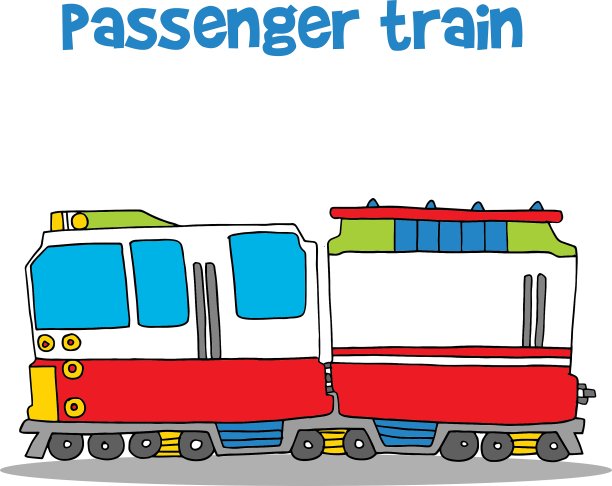 艺术客运列车图片下载