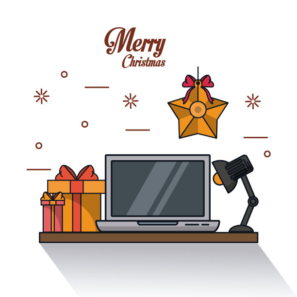 圣诞节在办公室图片下载