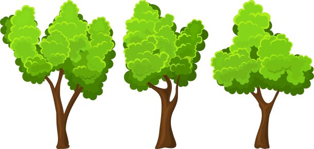 夏天树组图片下载