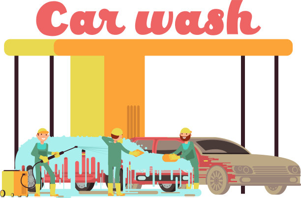 洗车服务推广营销图片下载