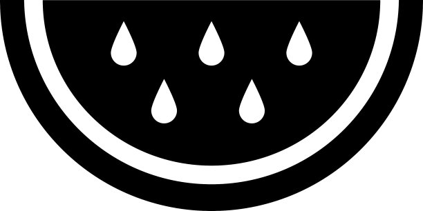 西瓜图标平图片下载