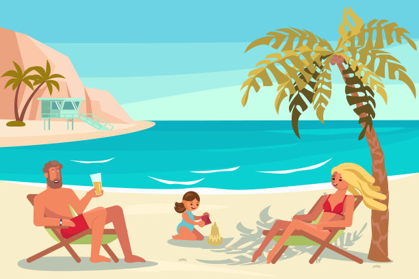 暑假里的人图片下载