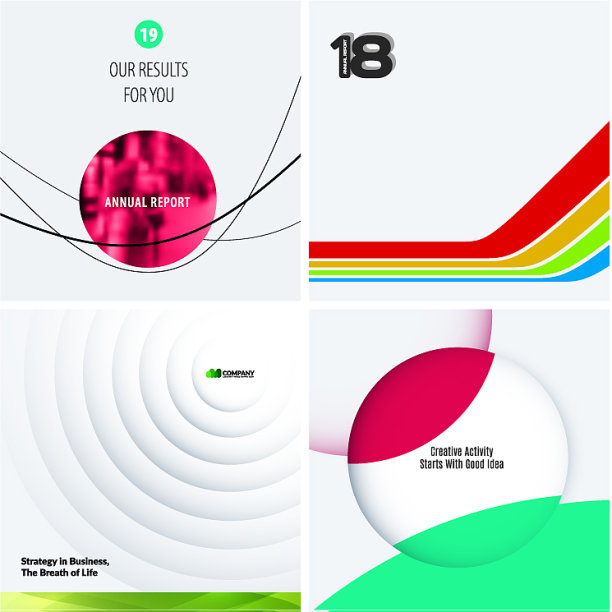 设计一套多彩的抽象元素图片下载