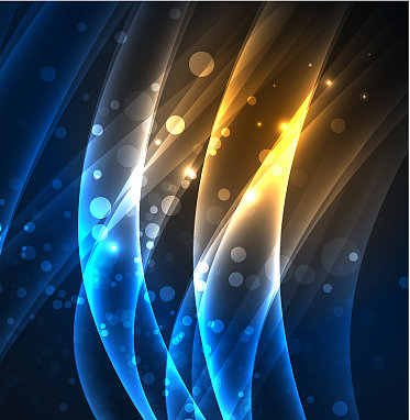 能量线在黑暗中发光图片下载