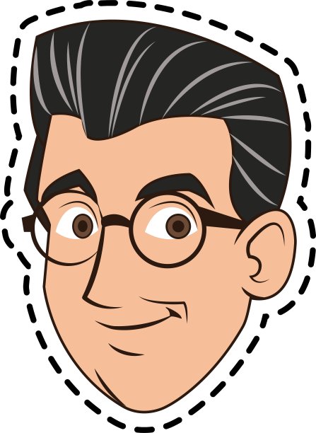 孤岛人卡通设计图片下载