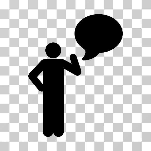 男人创意气球图标图片下载