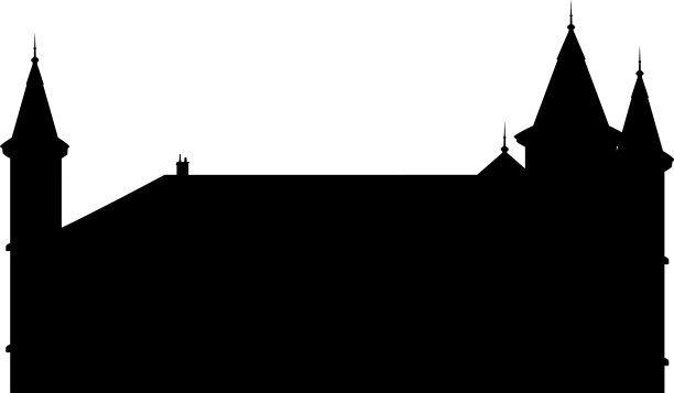 一座大城堡的影子图片下载